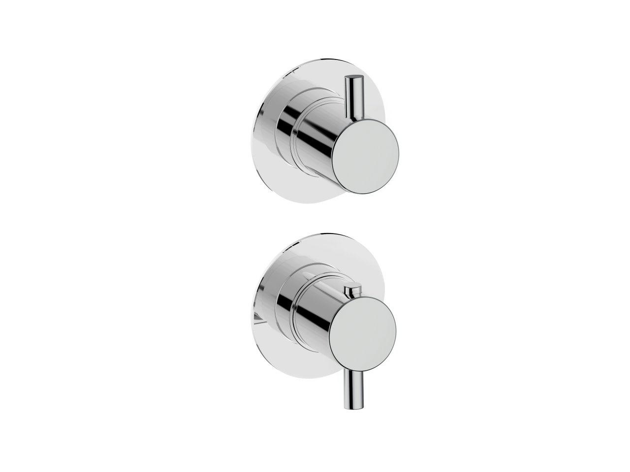 CisalExposed part for 2-outlet thermostatic mixer NUOVA LESS_LN0G2200C