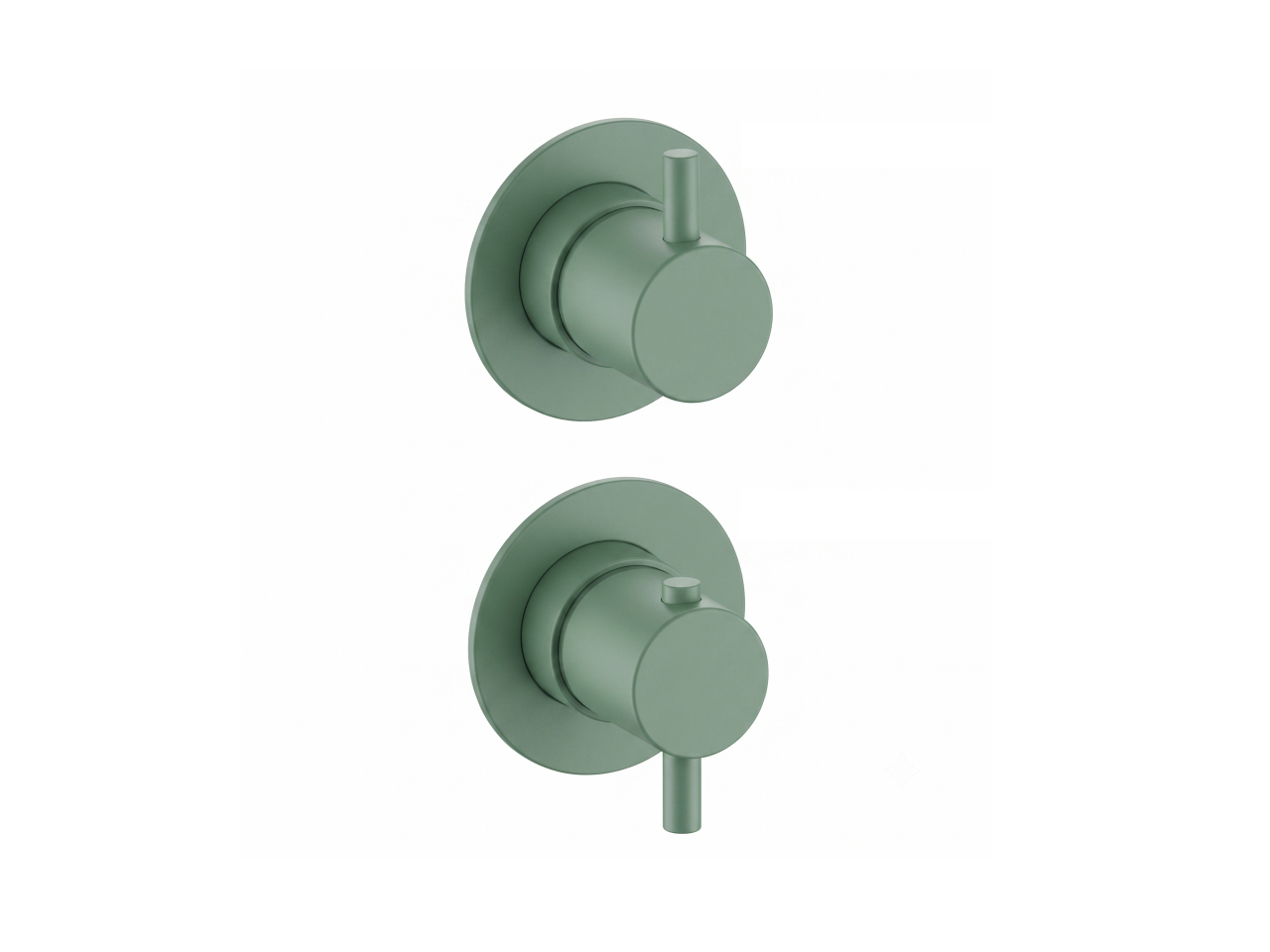 Exposed part for 3-outlet thermostatic mixer NUOVA LESS_LN0G2300C -1