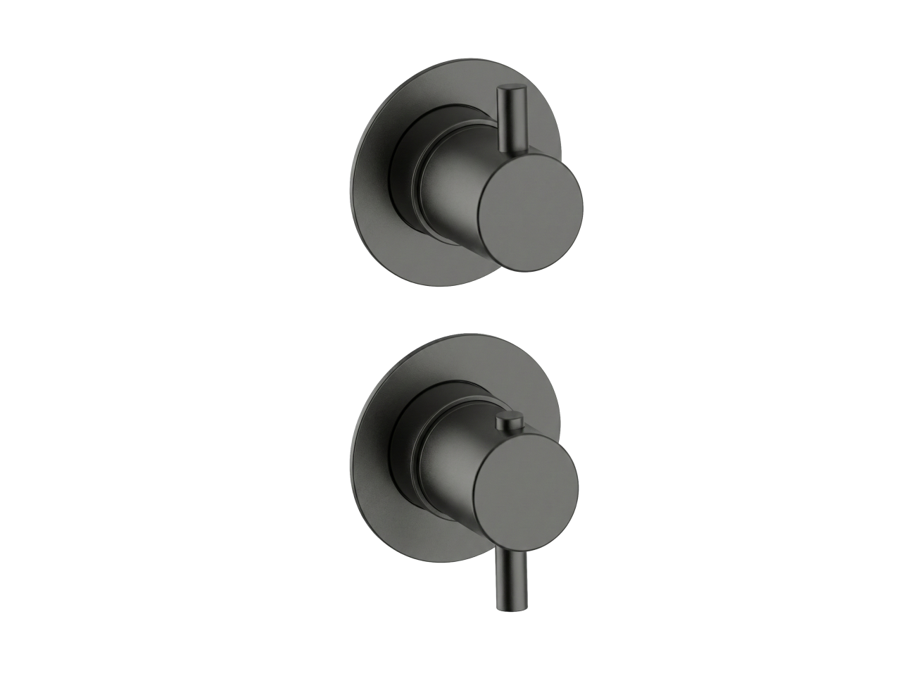 Exposed part for 3-outlet thermostatic mixer NUOVA LESS_LN0G2300C -1