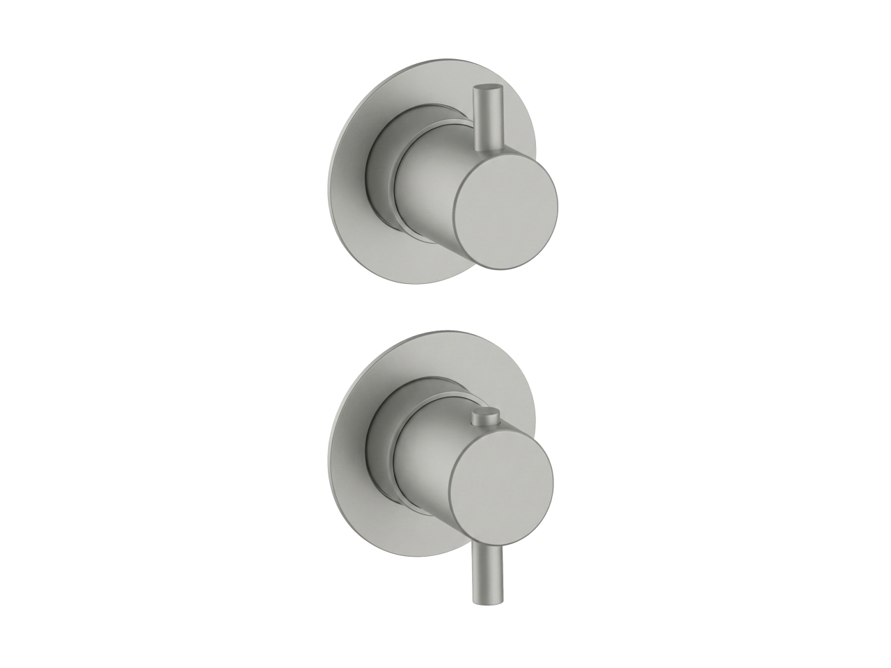 Exposed part for 3-outlet thermostatic mixer LESS MINIMAL_LN0G2300C -1