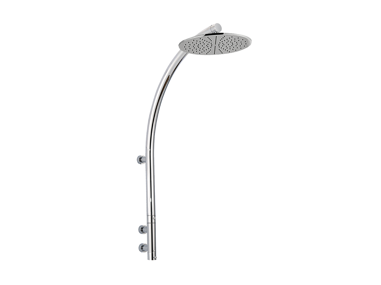 CisalThermostatic wall-mounted shower column WELLNESS_LNC91010