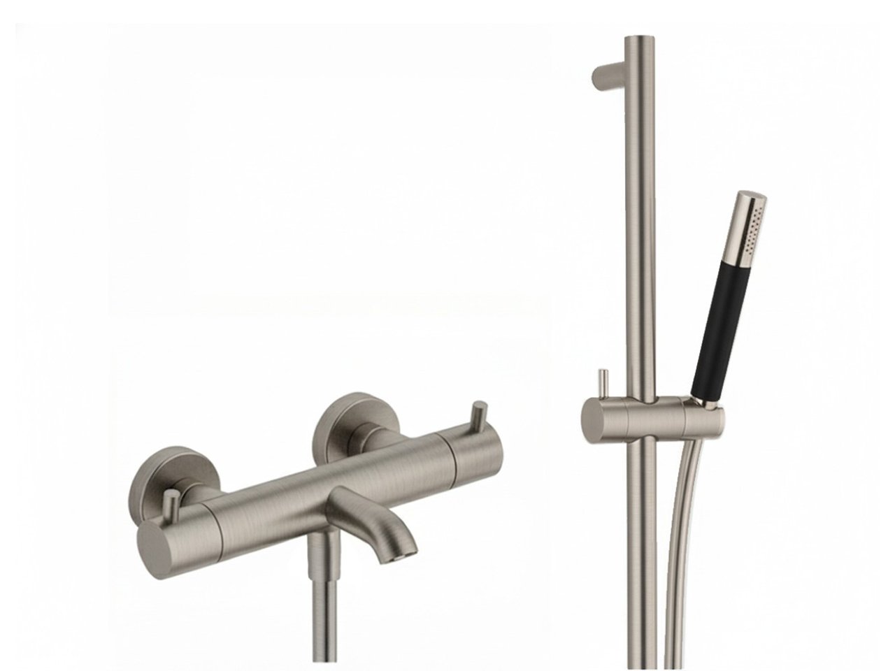 Thermostatic bath-shower mixer with sliding bar NUOVA LESS_LNS23016 -1