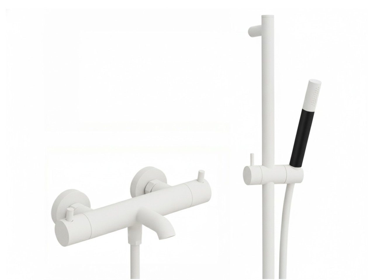 Thermostatic bath-shower mixer with sliding bar NUOVA LESS_LNS23016 -1