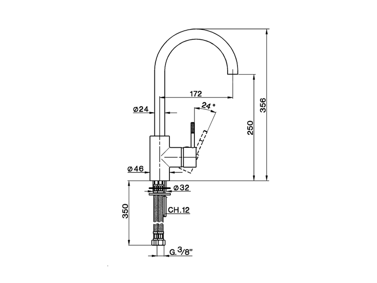 Single lever sink mixer KITCHEN_LS000530 - v1
