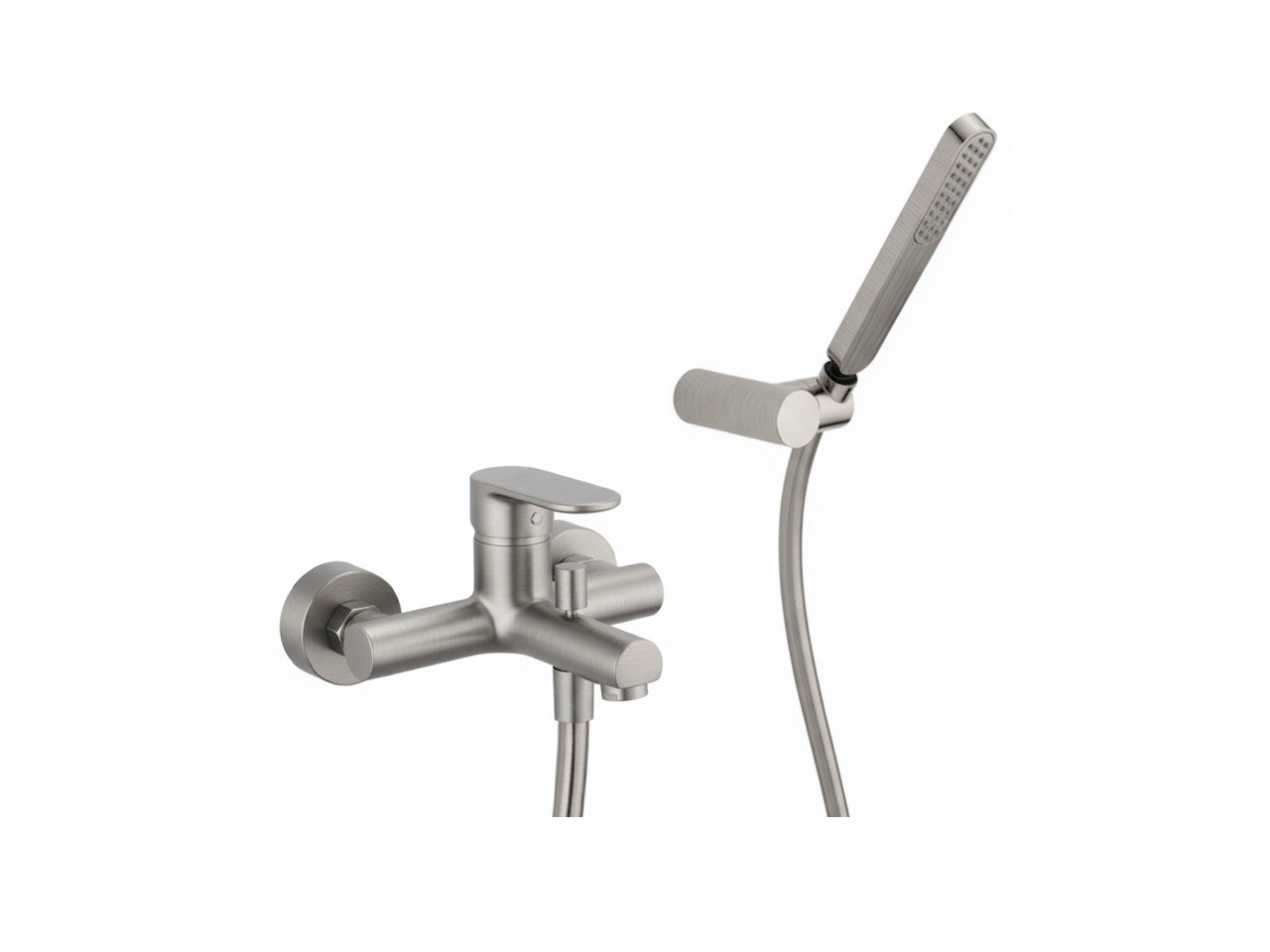 Single lever bath mixer, with shower set LINEAVIVA_LV000120 -1