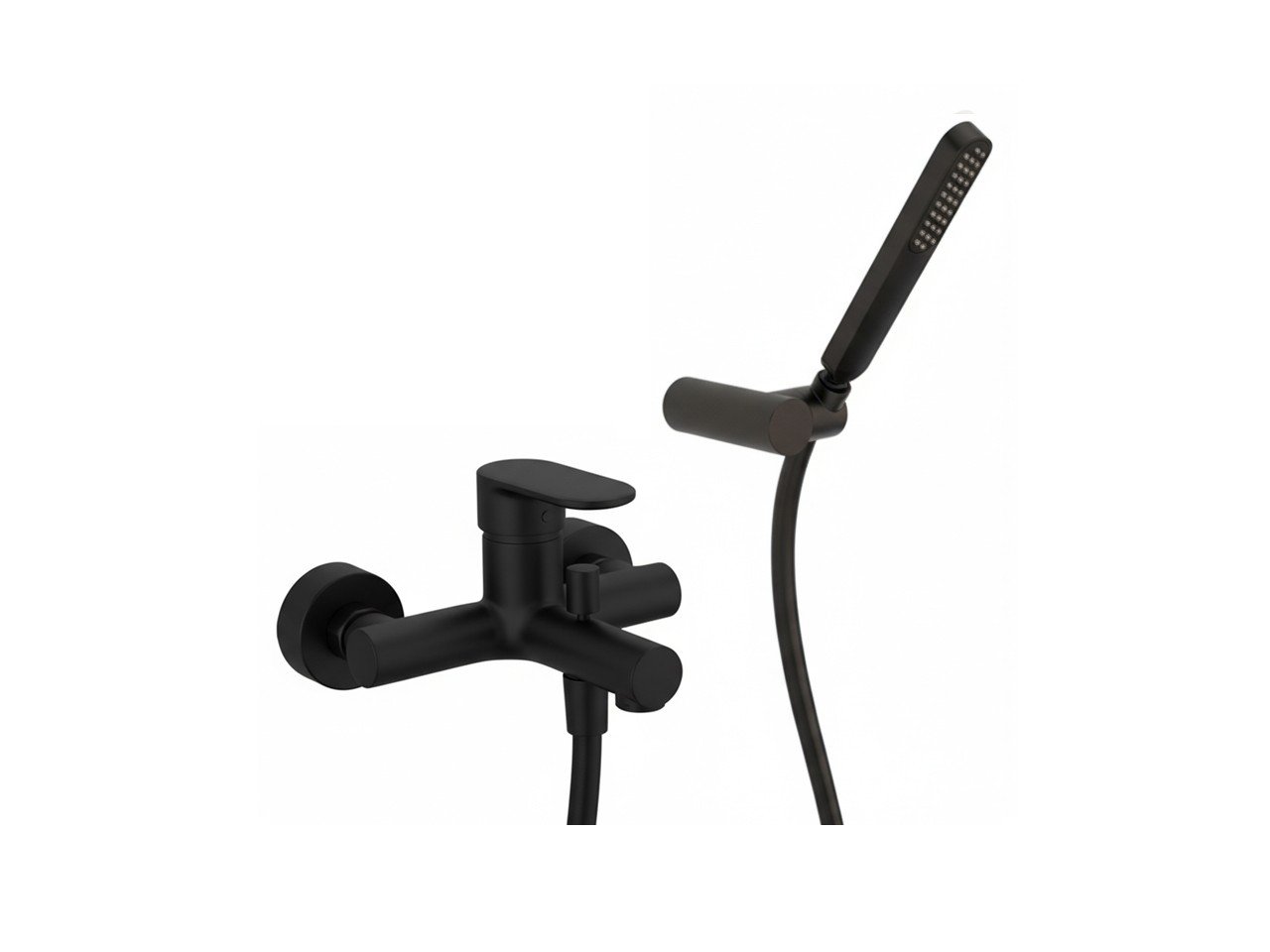 Single lever bath mixer, with shower set LINEAVIVA_LV000120 -1