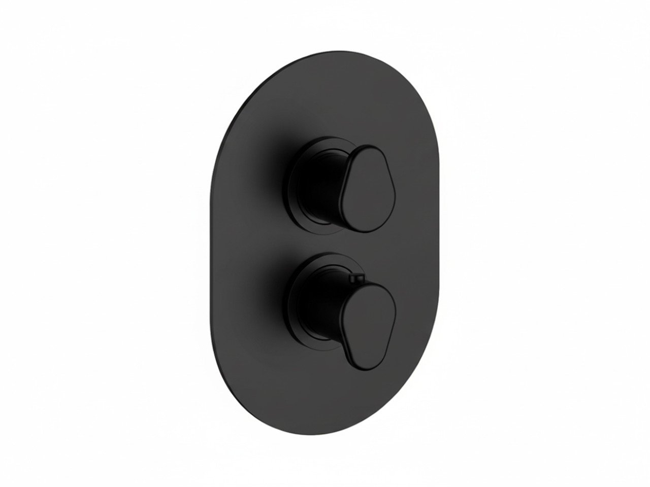 Exposed part for con.thermo.shower valve, 2-outlet LINEAVIVA_LV018100 -1