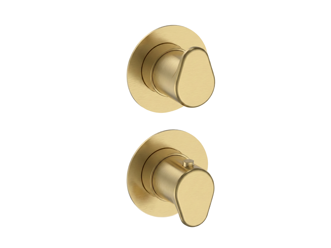 Exposed part for 3-outlet thermostatic mixer LINEAVIVA_LV0G2300C -1
