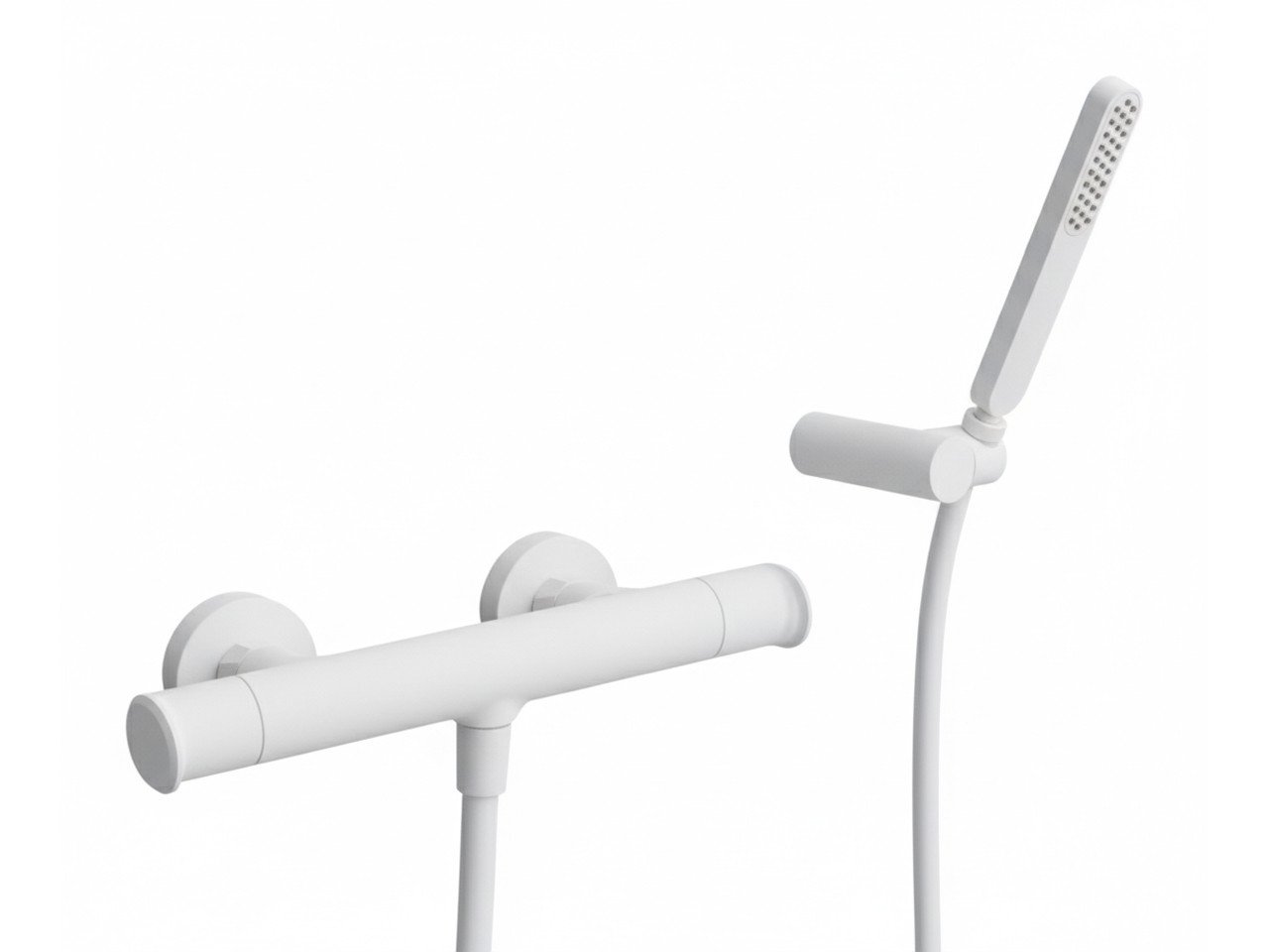 Thermostatic shower mixer, with shower set LINEAVIVA_LVD01010 -1