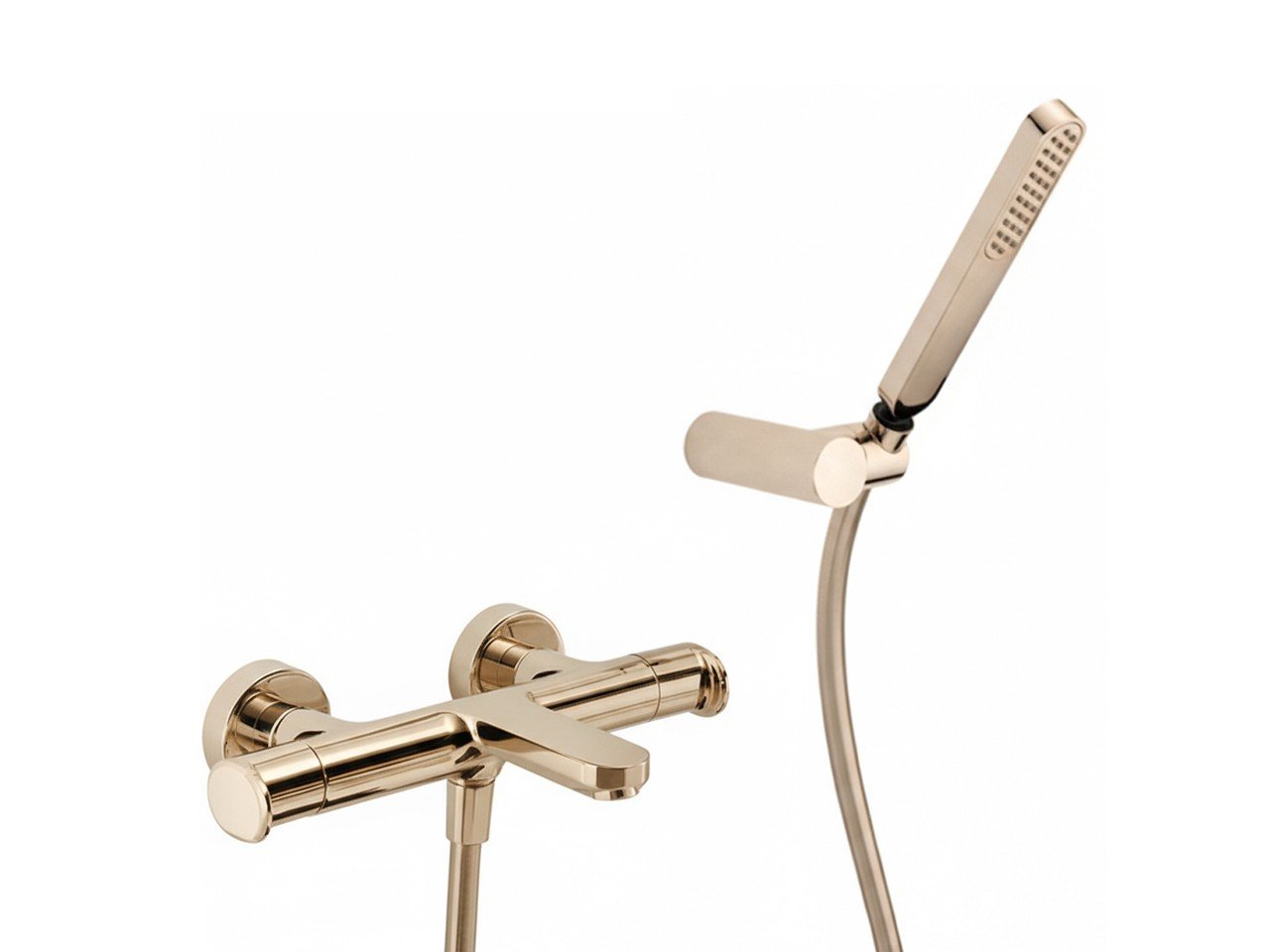 Thermostatic bath mixer, with shower set LINEAVIVA_LVD21010 -1