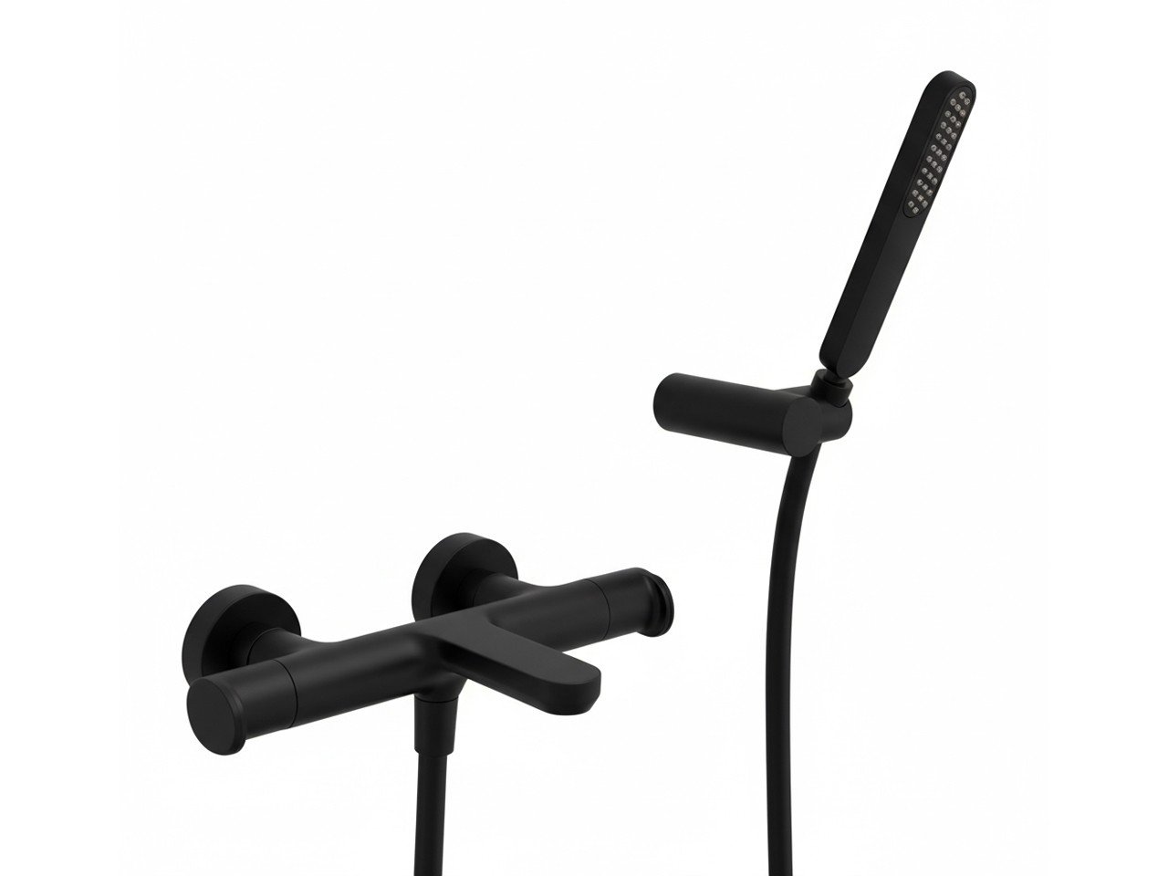 Thermostatic bath mixer, with shower set LINEAVIVA_LVD21010 -1