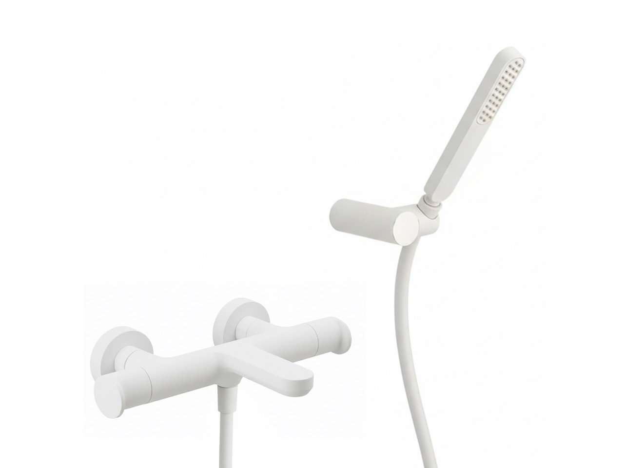 Thermostatic bath mixer, with shower set LINEAVIVA_LVD21010 -1