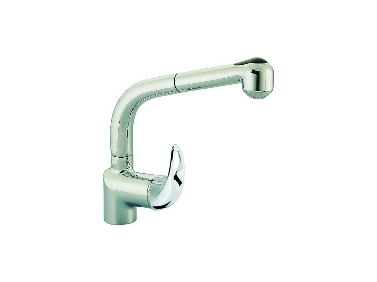 CisalSingle lever sink mixer with extrac.shower KITCHEN_MA000570