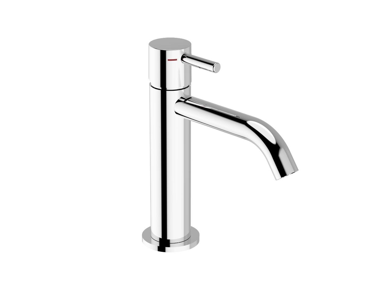 Single lever 'large' washbasin mixer LESS MINIMAL_MI000504C -1