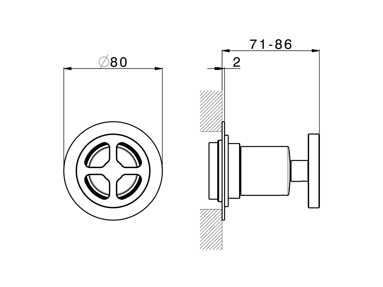 Stopvalve exposed part GRACE_MN003310 - v1
