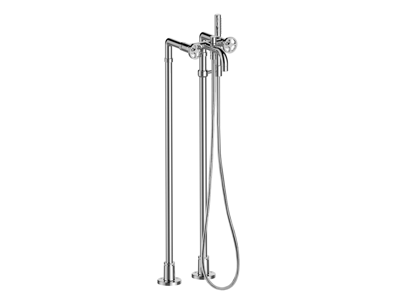 Bath mixer, with floor pillar legs GRACE_MN004200 - v1