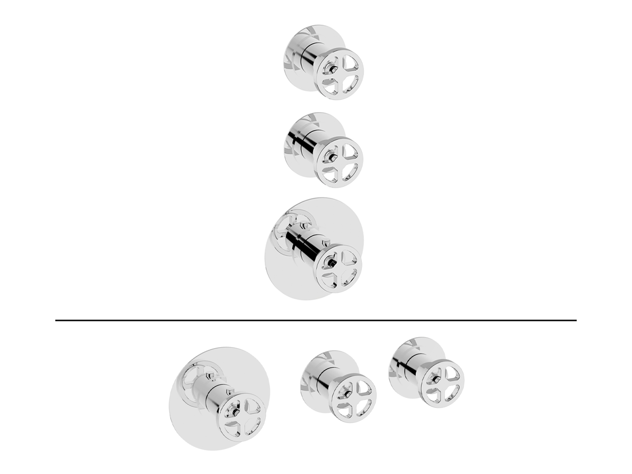 CisalCover Part for 2 Function Concealed Thermo Valve GRACE_MN00R200