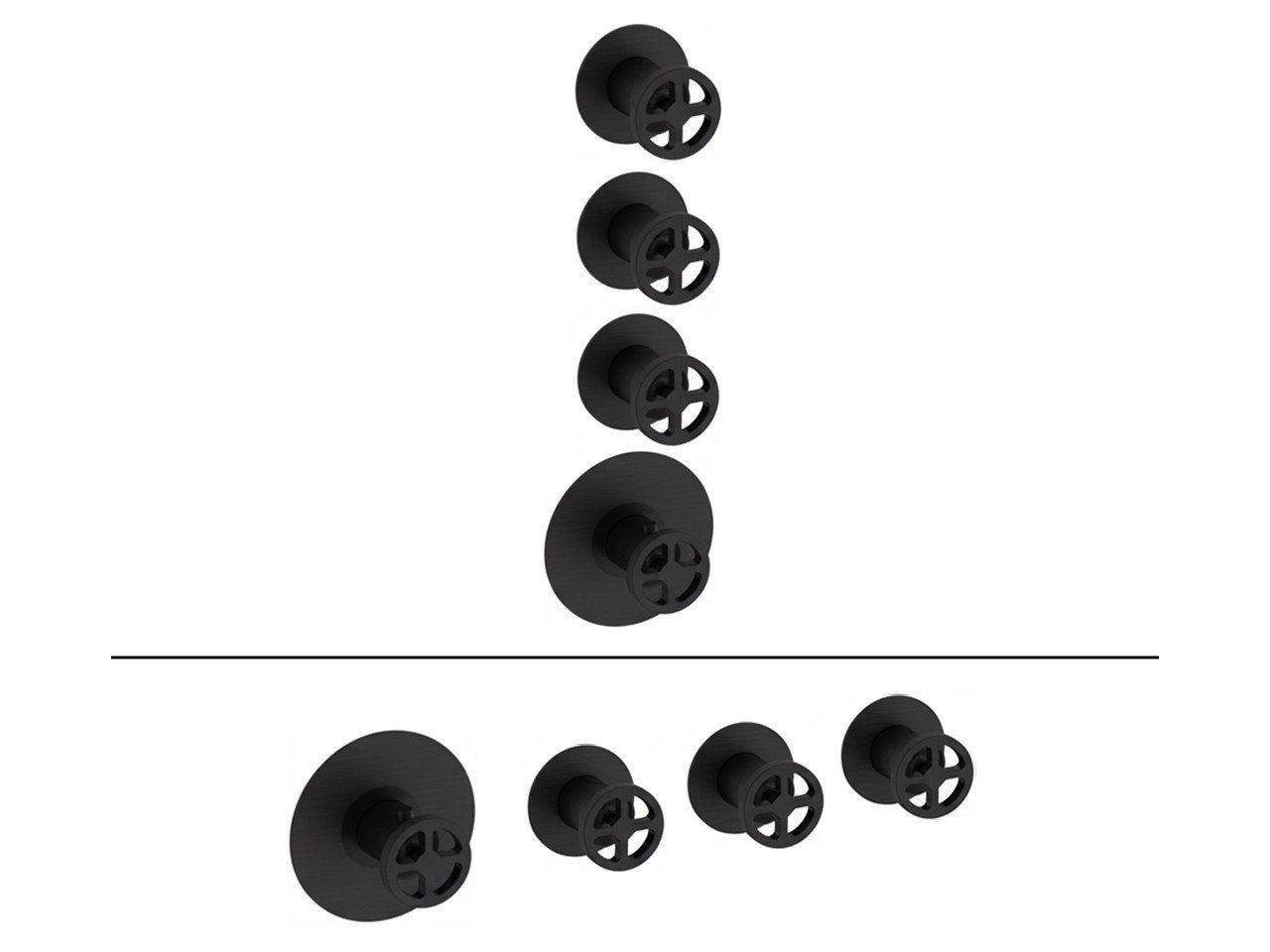 Cover Part for 3 Function Concealed Thermo Valve WELLNESS_MN00R300 -1