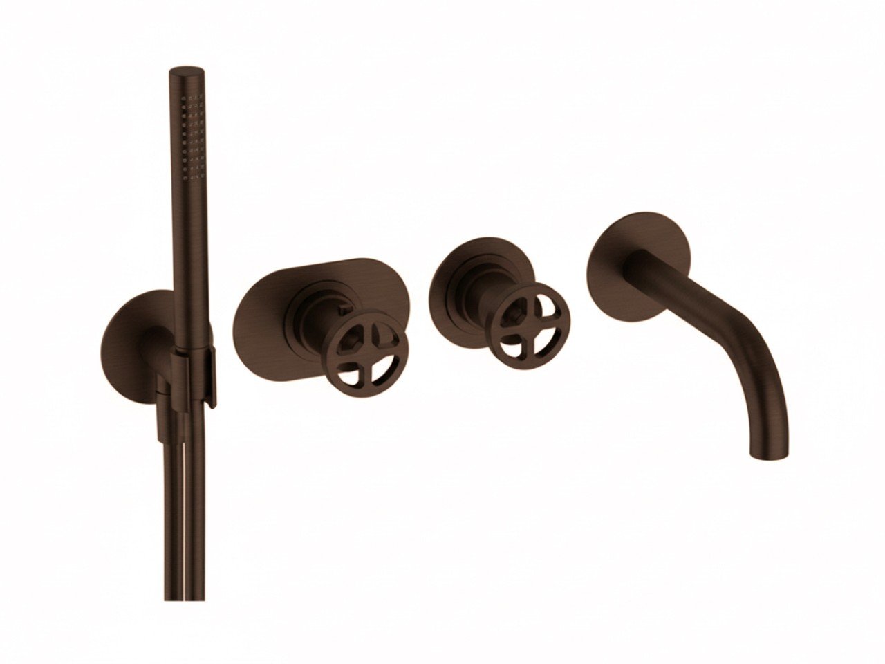 Exposed part for con.thermo. bath mixer, 2-outlet GRACE_MN019441 -1