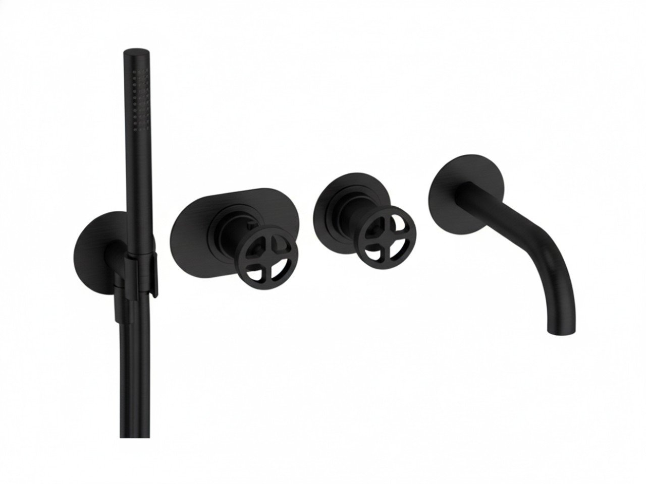 Exposed part for con.thermo. bath mixer, 2-outlet GRACE_MN019441 -1