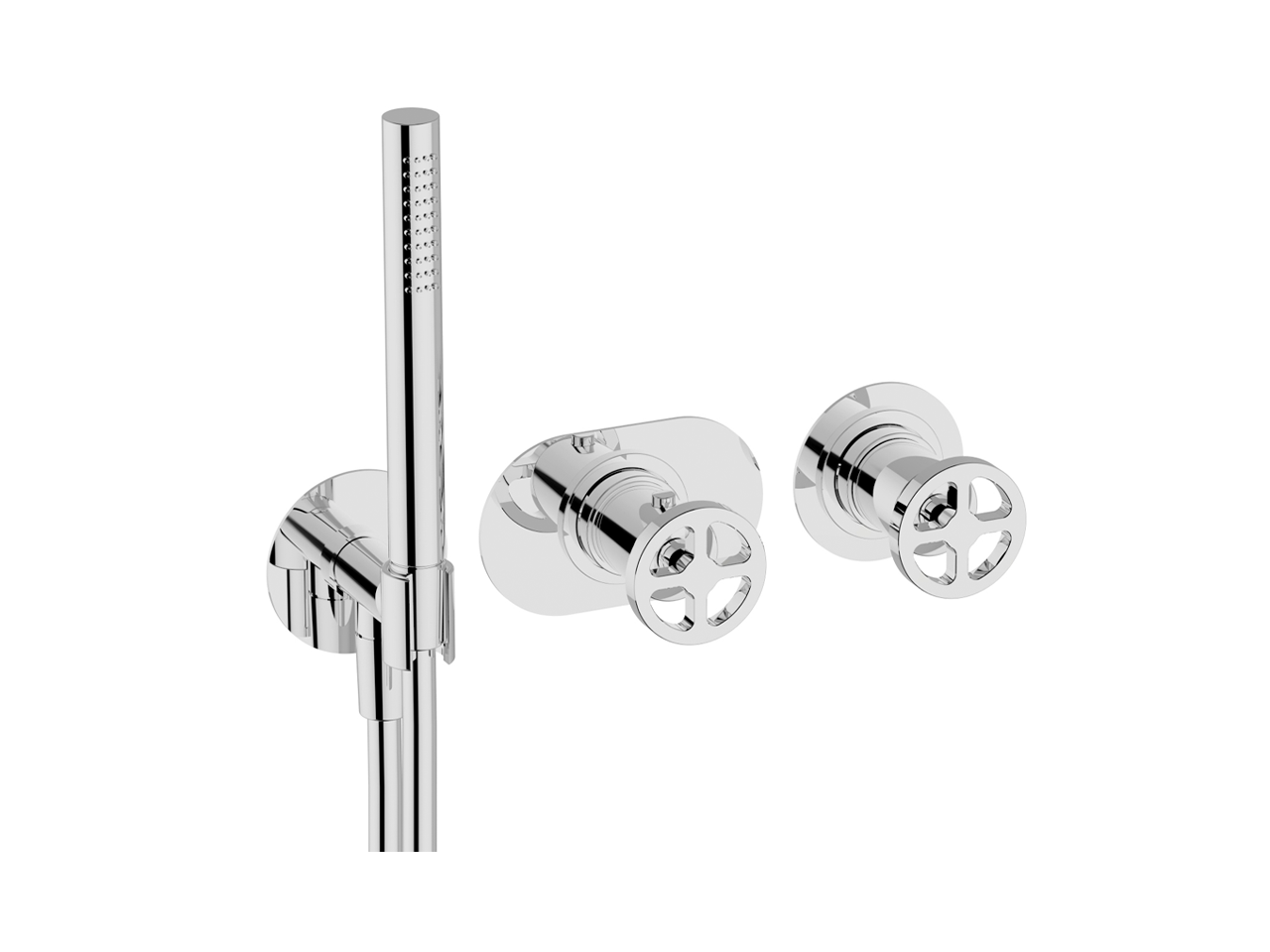 CisalExposed part for con.thermo.shower valve, 2-outlet GRACE_MN019641