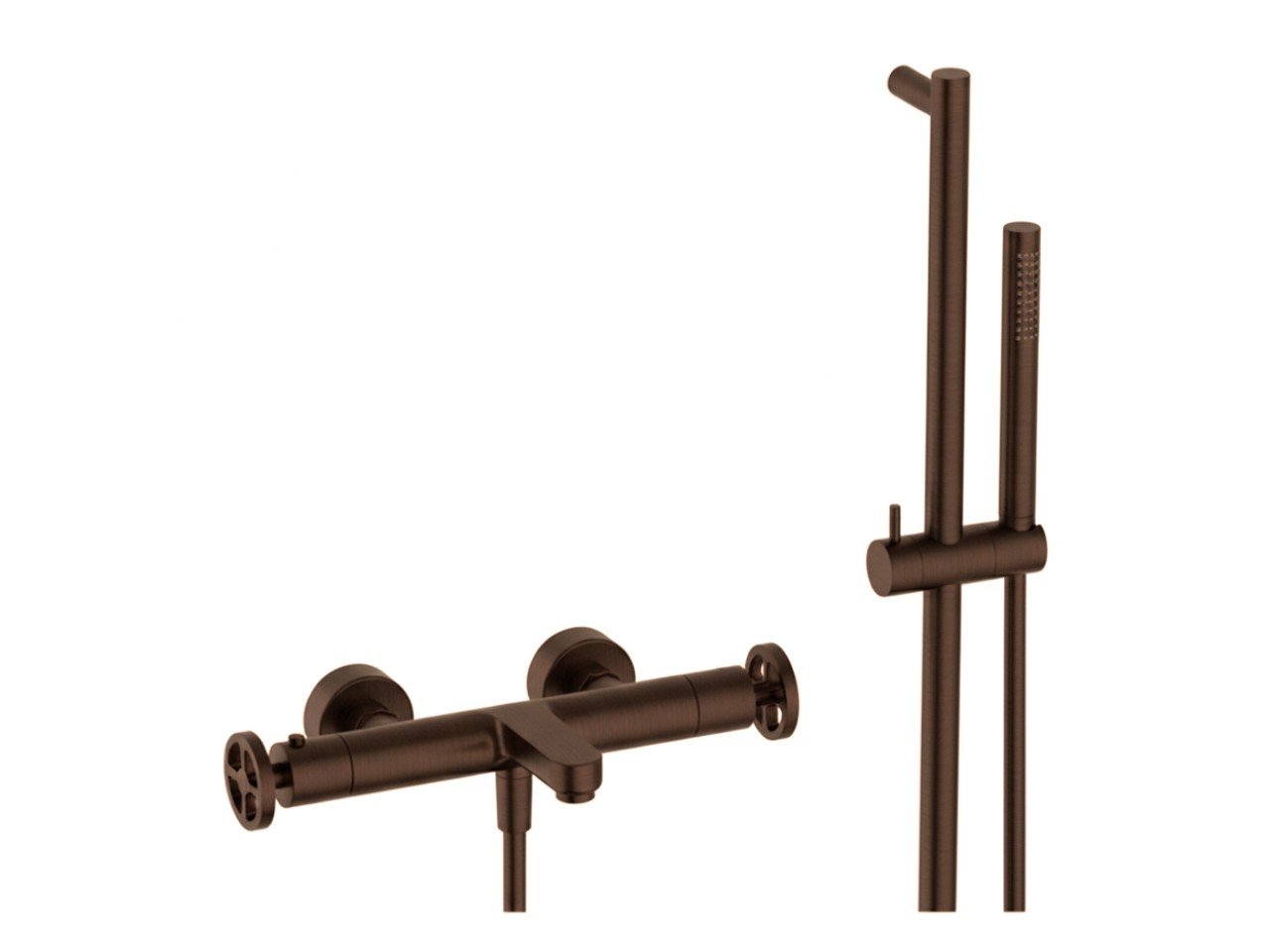 Thermostatic bath-shower mixer with sliding bar GRACE_MNS21016 -1