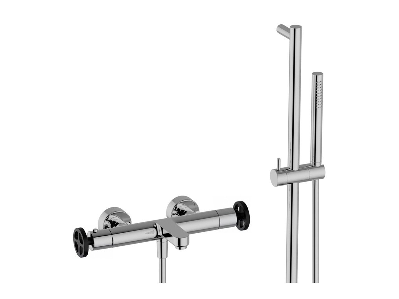 Thermostatic bath-shower mixer with sliding bar GRACE_MNS21016 -1