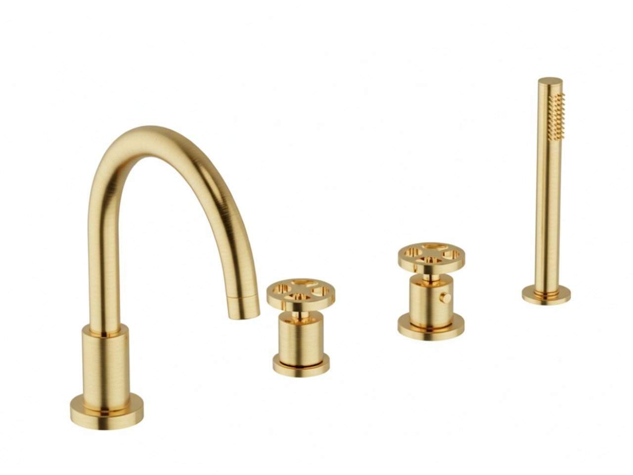 Thermostatic deck-mounted 4-hole mixer GRACE_MNT76010 -1