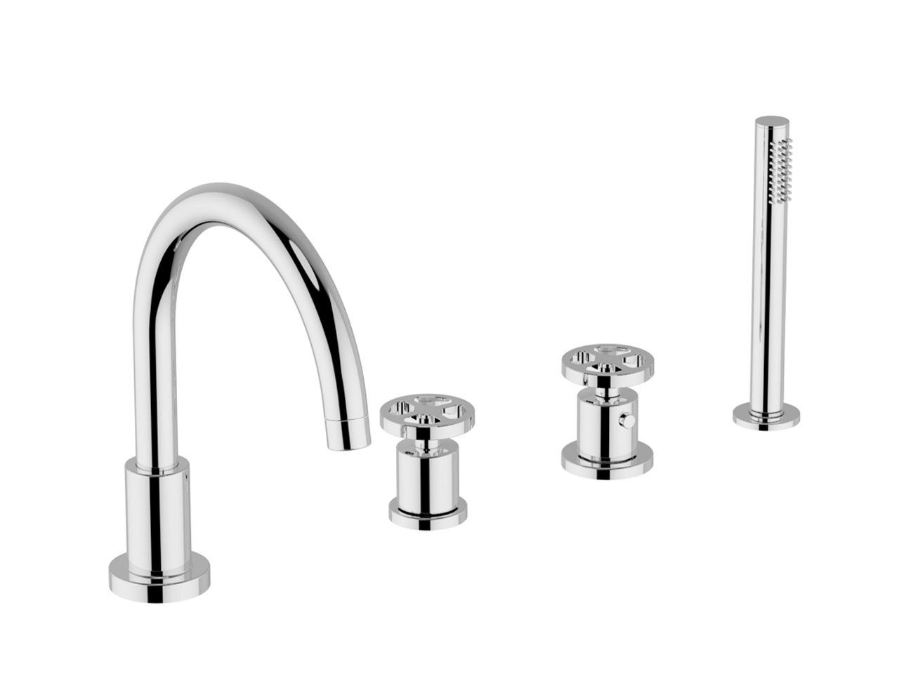 CisalThermostatic deck-mounted 4-hole mixer GRACE_MNT76010