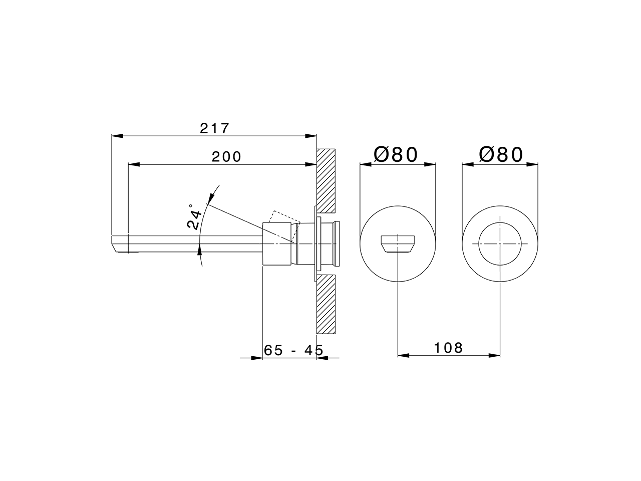 Expo. part for single lever washbasin valve PURA ENCANTO_N1005516 - v1