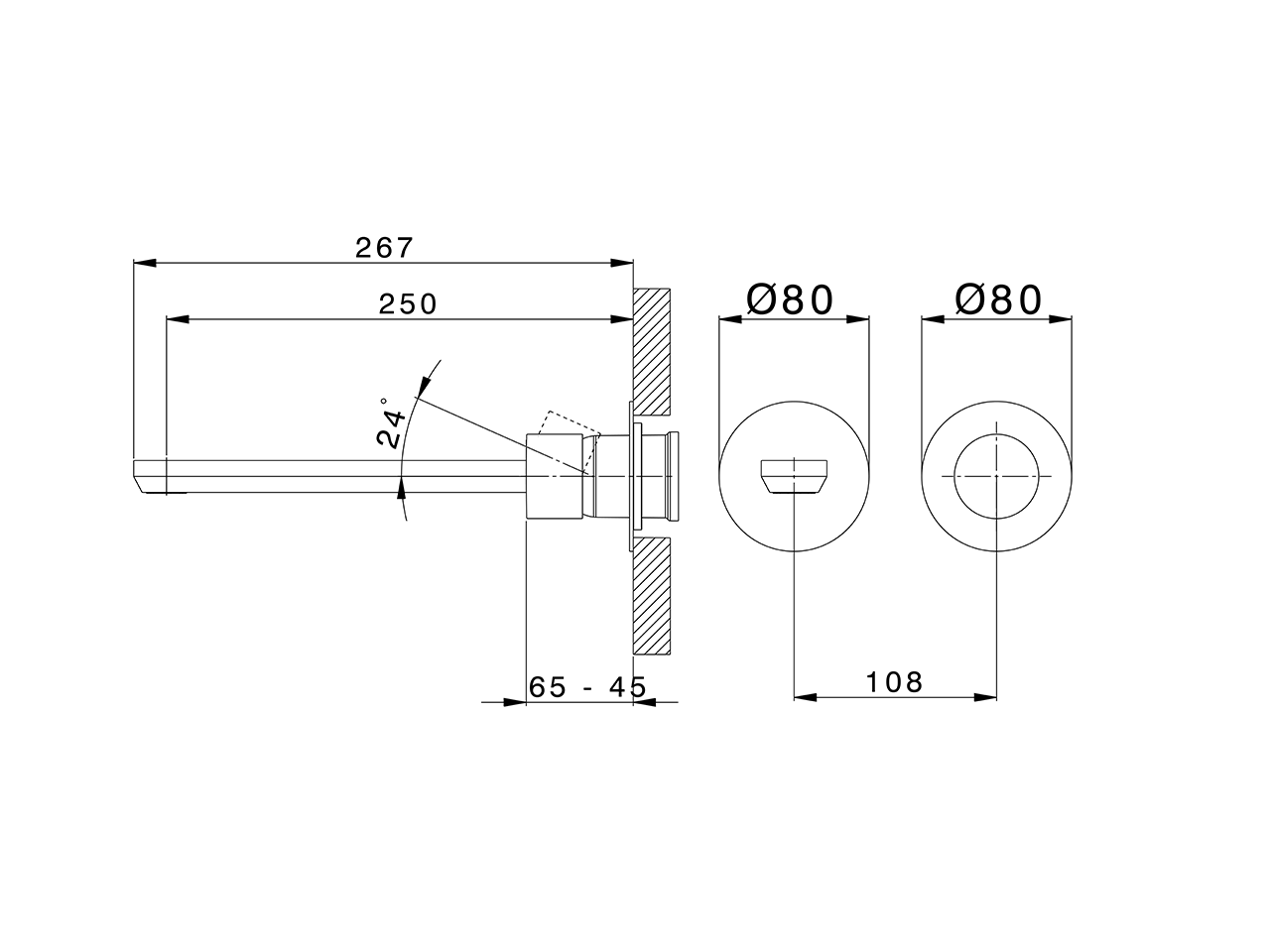 Expo. part for single lever washbasin valve PURA ENCANTO_N1005517 - v1