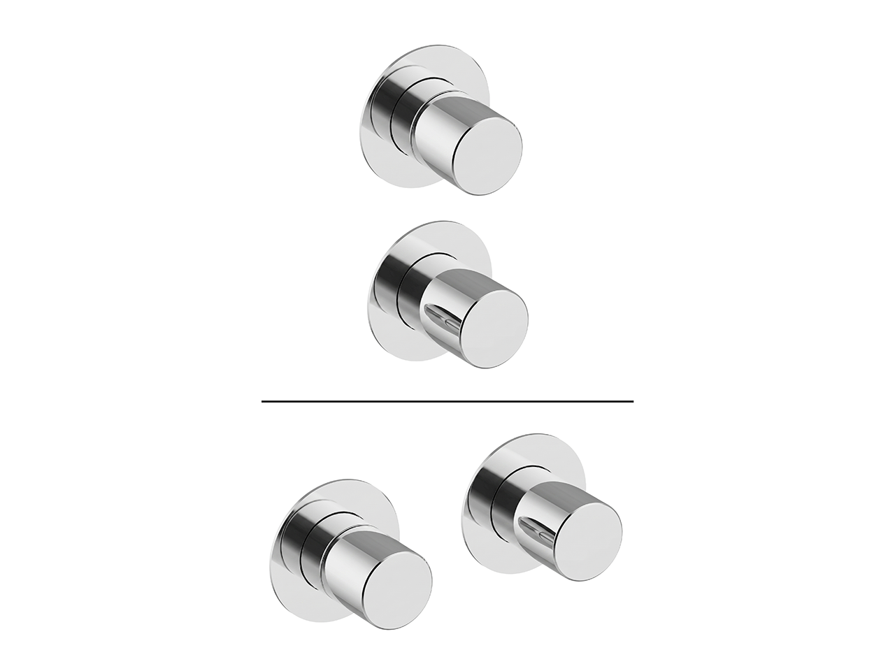 CisalExpo. part for concealed S.L. shower valve PURA ENCANTO_N10G7200