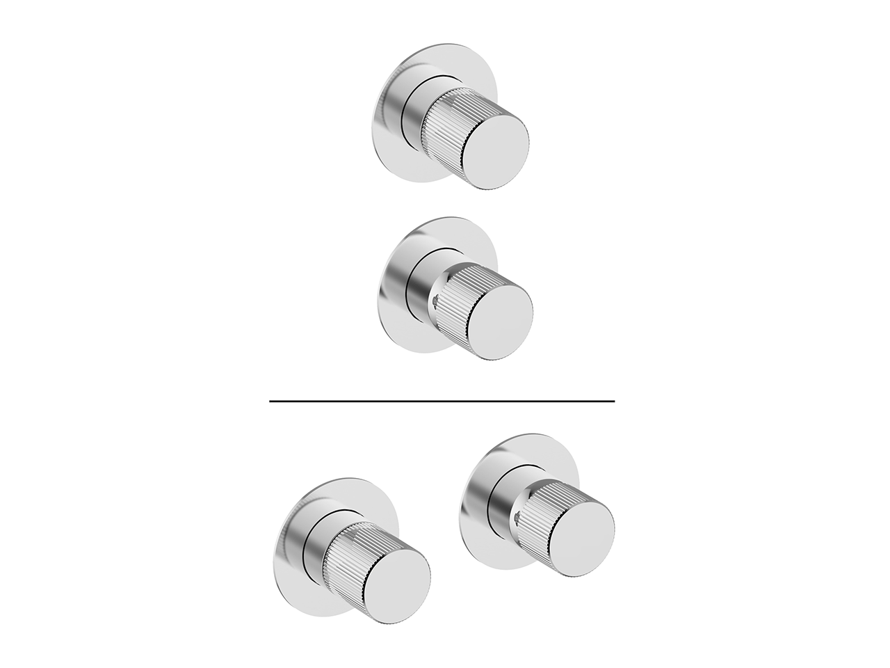 CisalExpo. part for concealed S.L. shower valve PLISSÉ ENCANTO_N20G7300