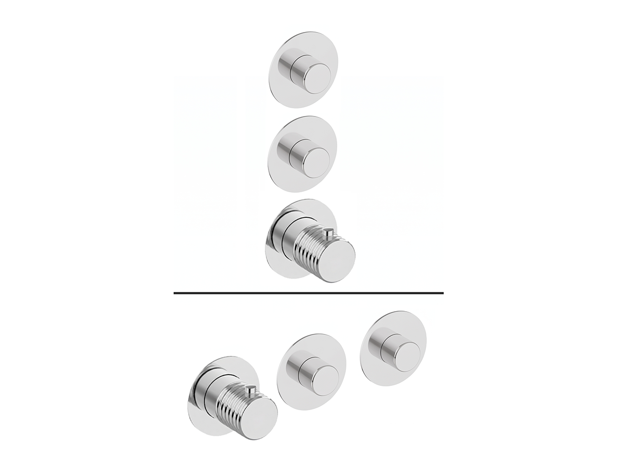 CisalCover Part for 2 Function Concealed Thermo Valve ARTE ENCANTO_N30KG010