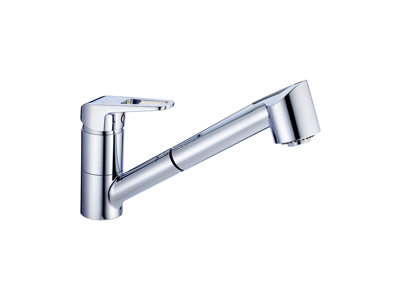 CisalSingle lever sink mixer with extrac.shower KITCHEN_PO002570