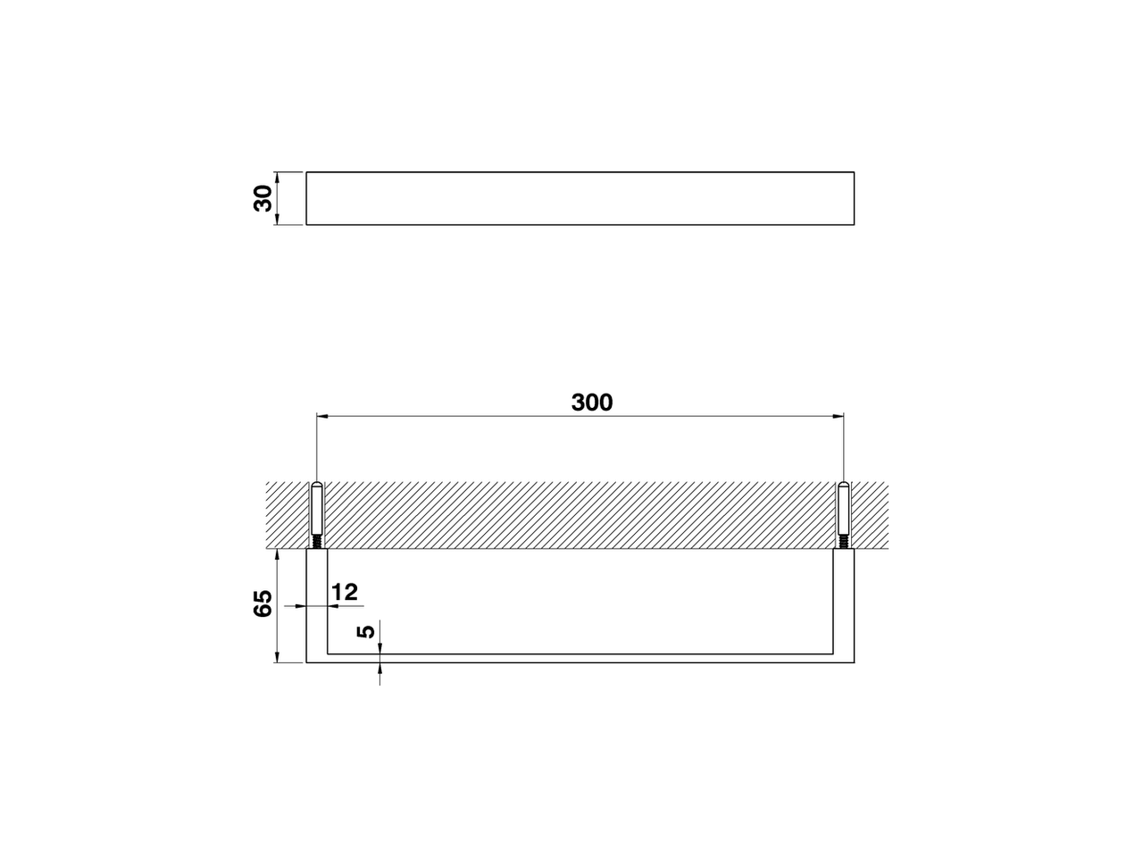 Towel holder BATHROOM ACCESSORIES_QU090104 - v1