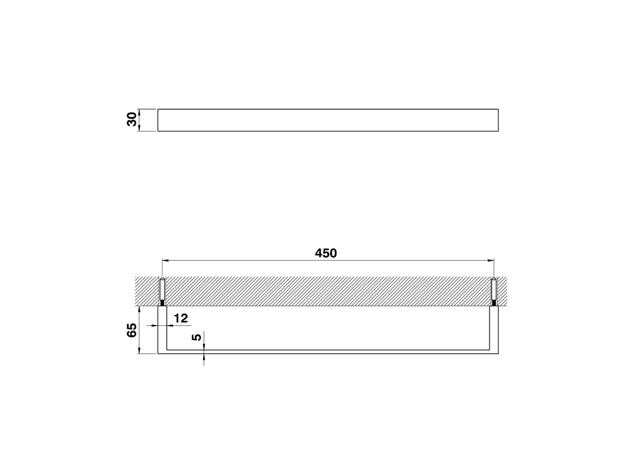 Towel holder BATHROOM ACCESSORIES_QU090105 - v1