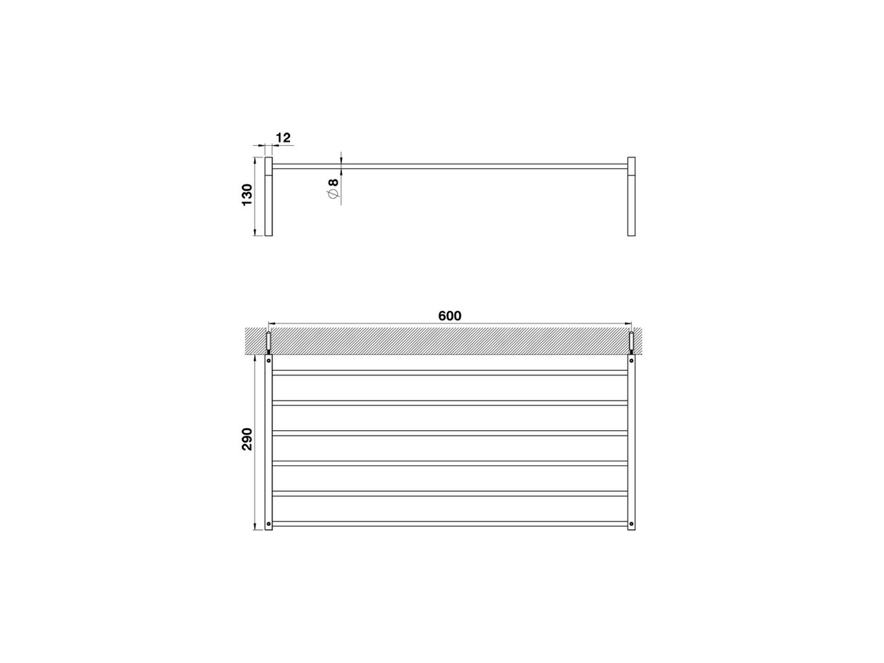 Towel rack BATHROOM ACCESSORIES_QU090300 - v1