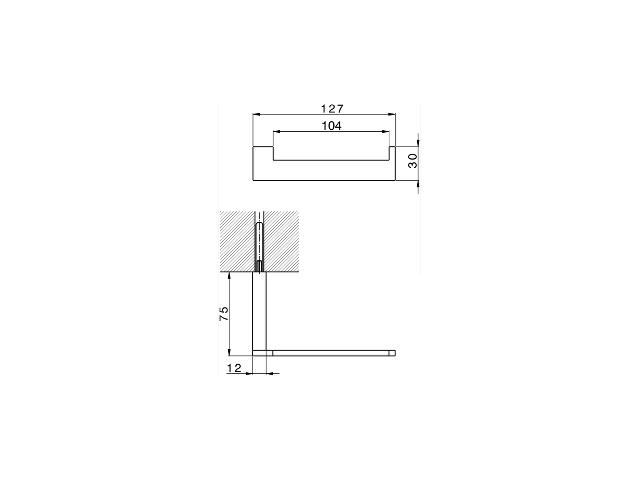 Toilet paper holder BATHROOM ACCESSORIES_QU090402 - v1