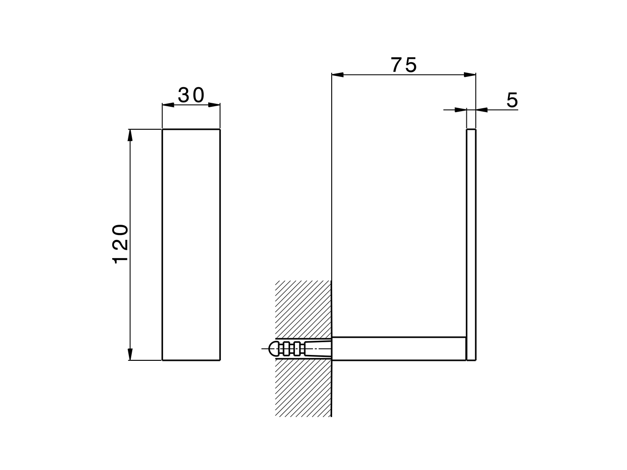 Toilet paper holder reserve BATHROOM ACCESSORIES_QU090410 - v1