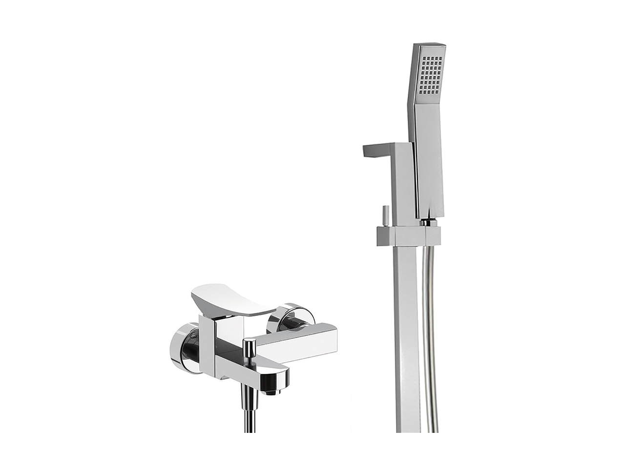 CisalSingle lever bath mixer, with shower set ROADSTER ACCENT_RA000060