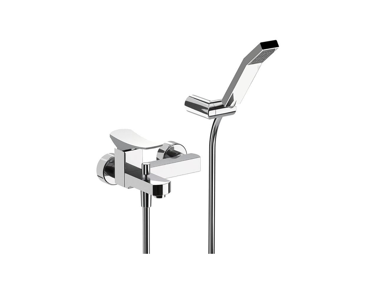 Single lever bath mixer, with shower set ROADSTER ACCENT_RA000120 - v1