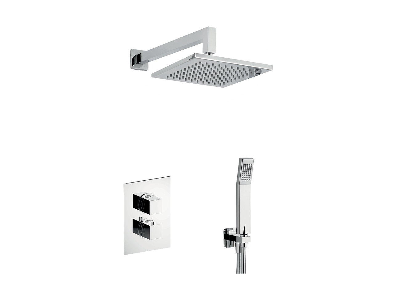 CisalConcealed thermostatic shower mixer ROADSTER ACCENT_RA0KT010