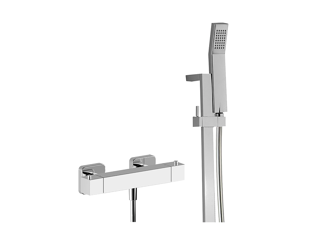 CisalThermostatic shower mixer with sliding bar ROADSTER ACCENT_RAS01010