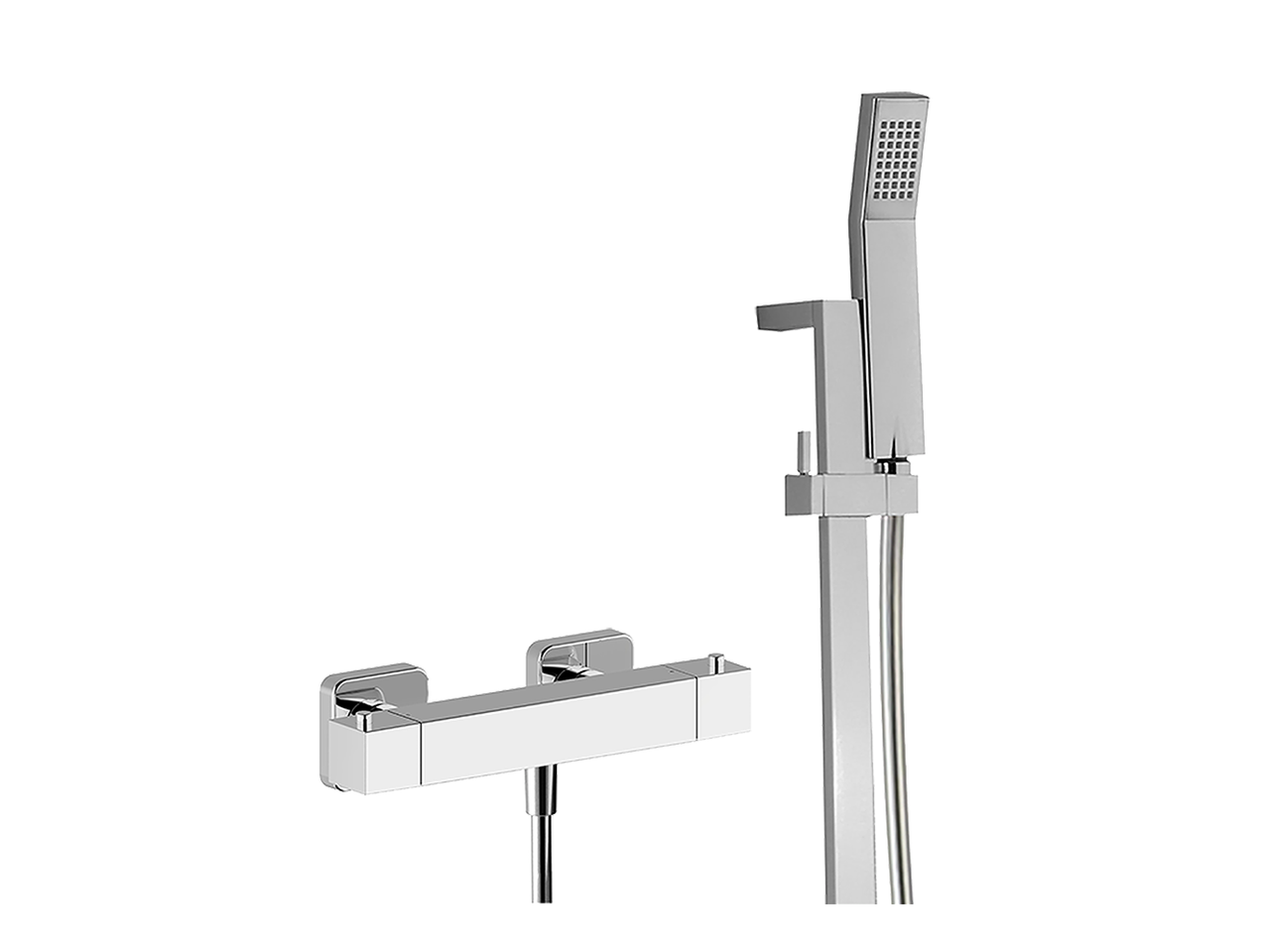 Thermostatic shower mixer with sliding bar ROADSTER ACCENT_RAS01010 - v1