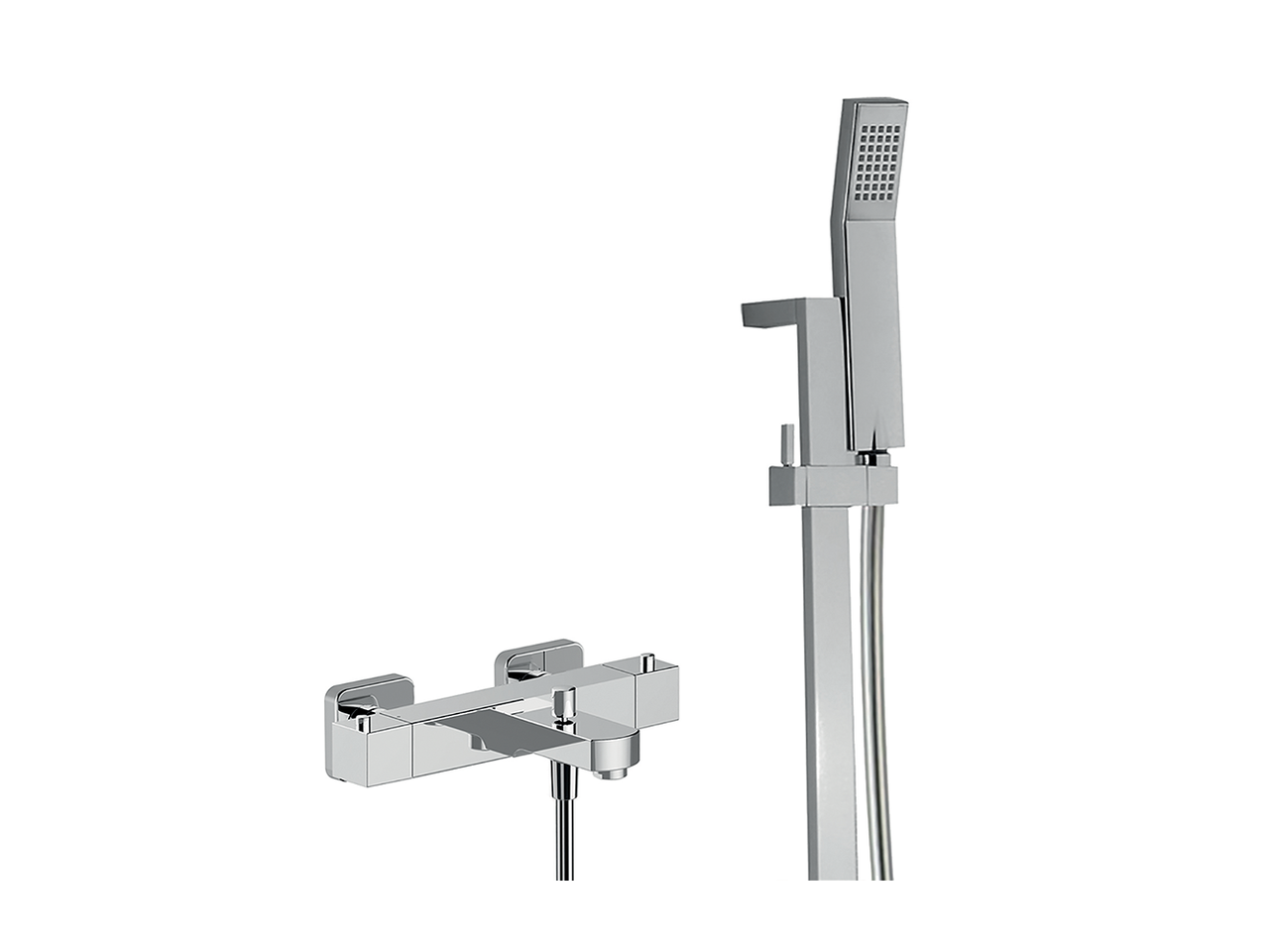 Thermostatic bath-shower mixer with sliding bar ROADSTER ACCENT_RAS27010 - v1