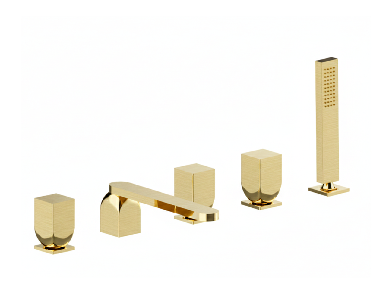 Deck-mounted 5-hole bath mixer HI-RISE_RI000260 -1