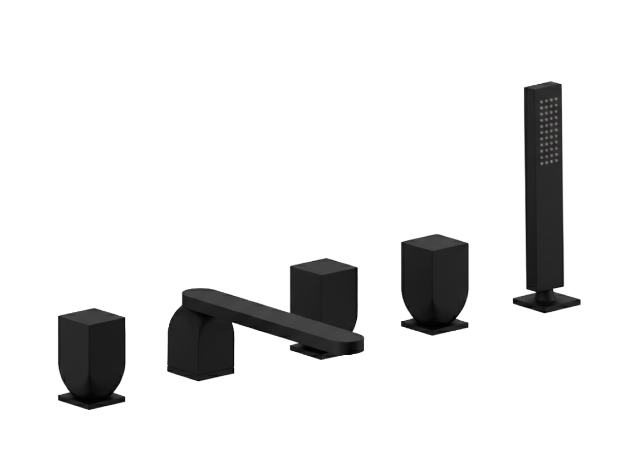 Deck-mounted 5-hole bath mixer HI-RISE_RI000260 -1