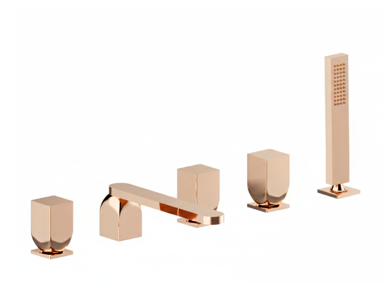 Deck-mounted 5-hole bath mixer HI-RISE_RI000260 -1