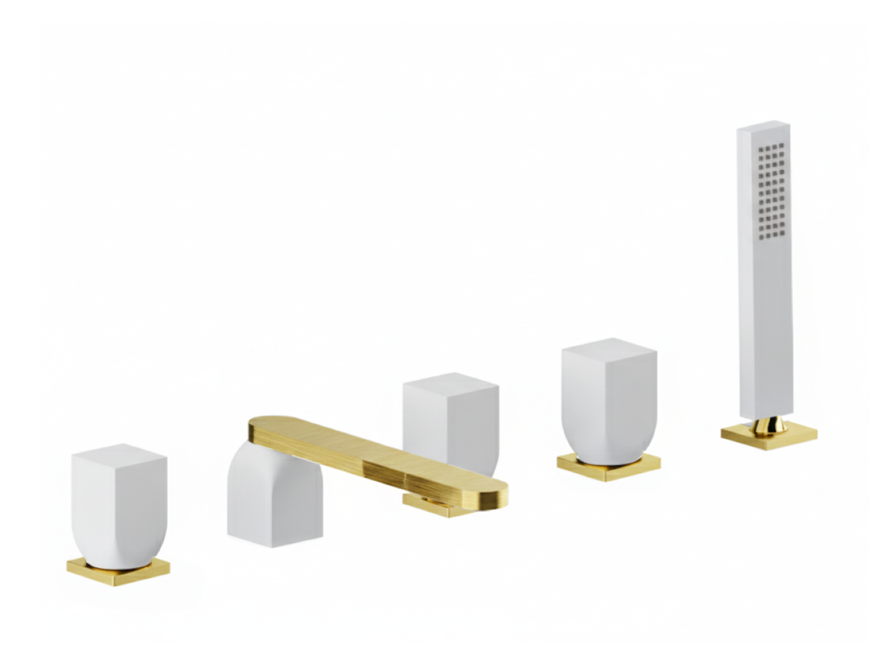 Deck-mounted 5-hole bath mixer HI-RISE_RI000260 -1